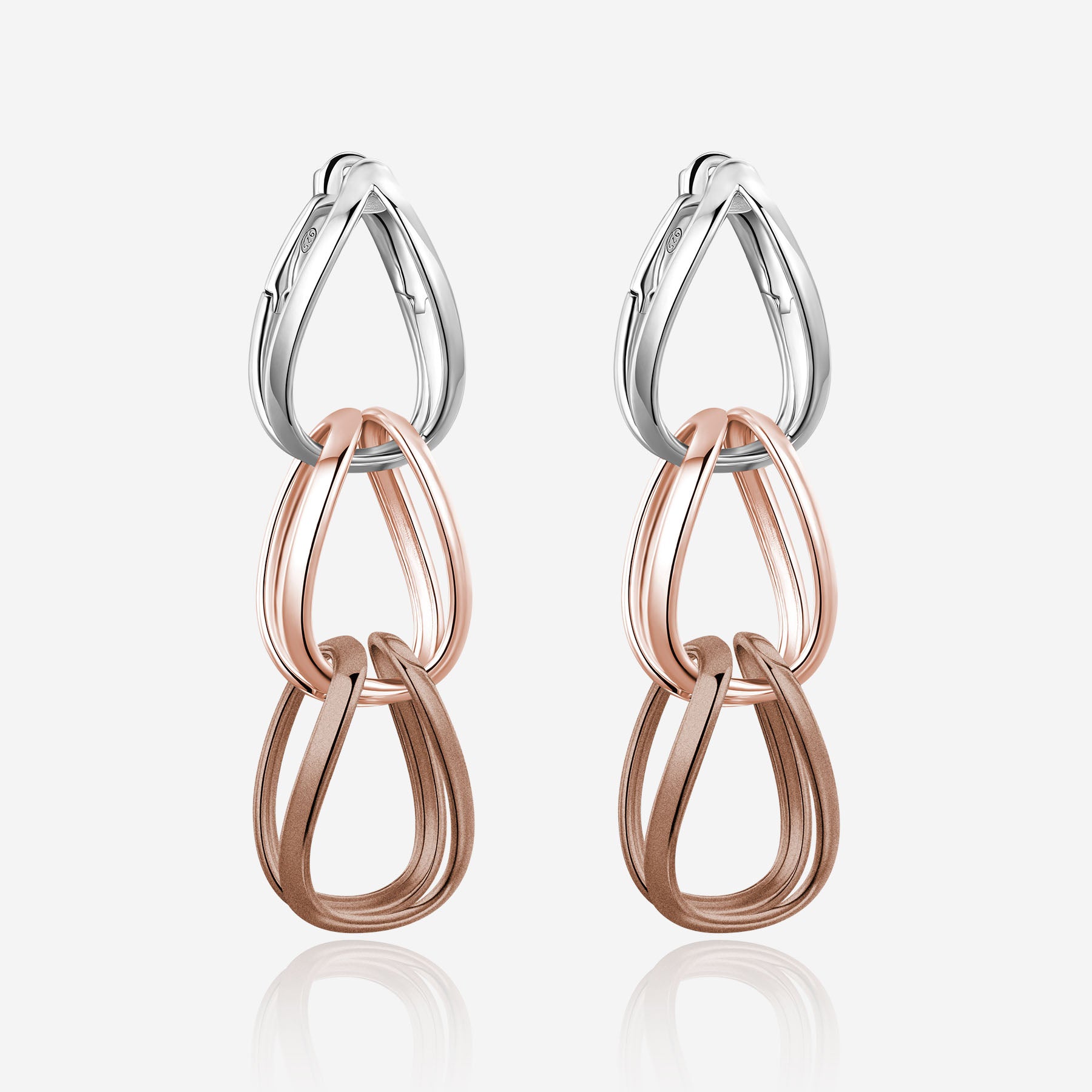 Pianegonda Orecchini pendenti - TECUM - Argento 925‰, Bronzo