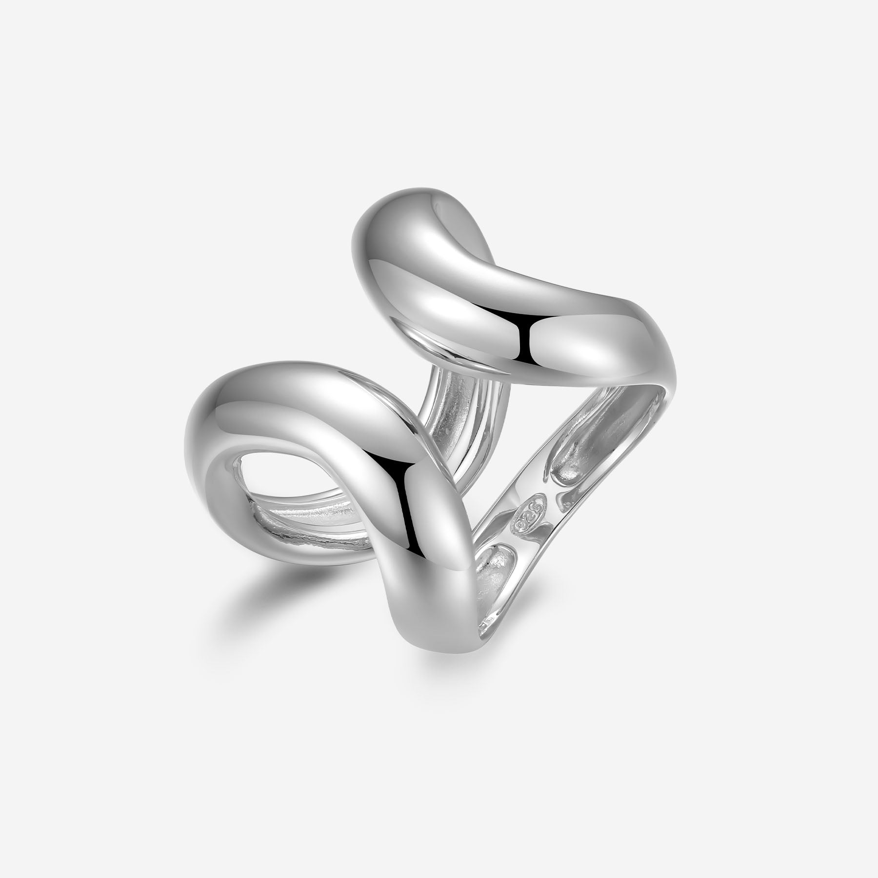 Pianegonda Anello a doppia fascia - TECUM - Argento 925‰