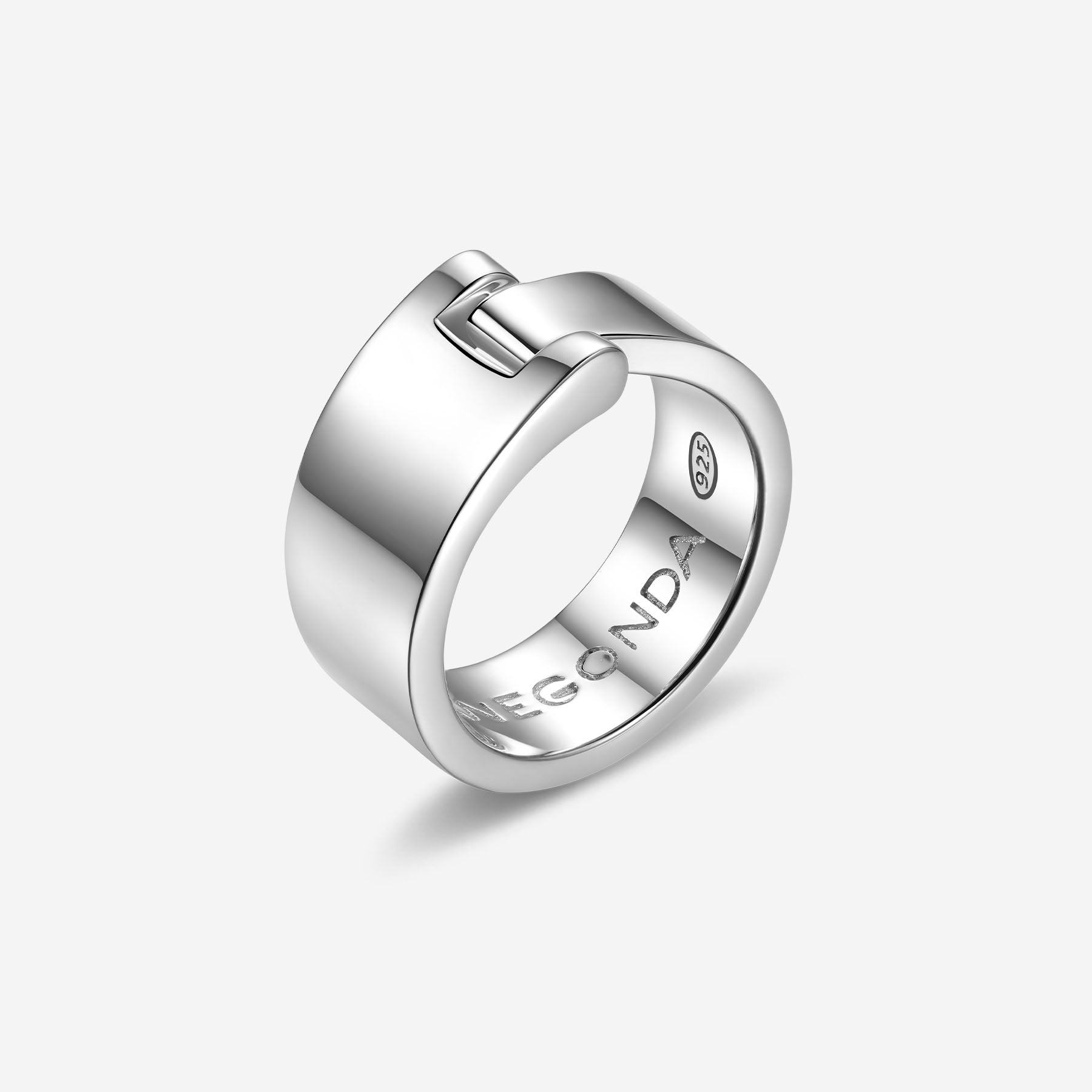 Pianegonda Anello a fascia larga - TECUM - Argento 925‰