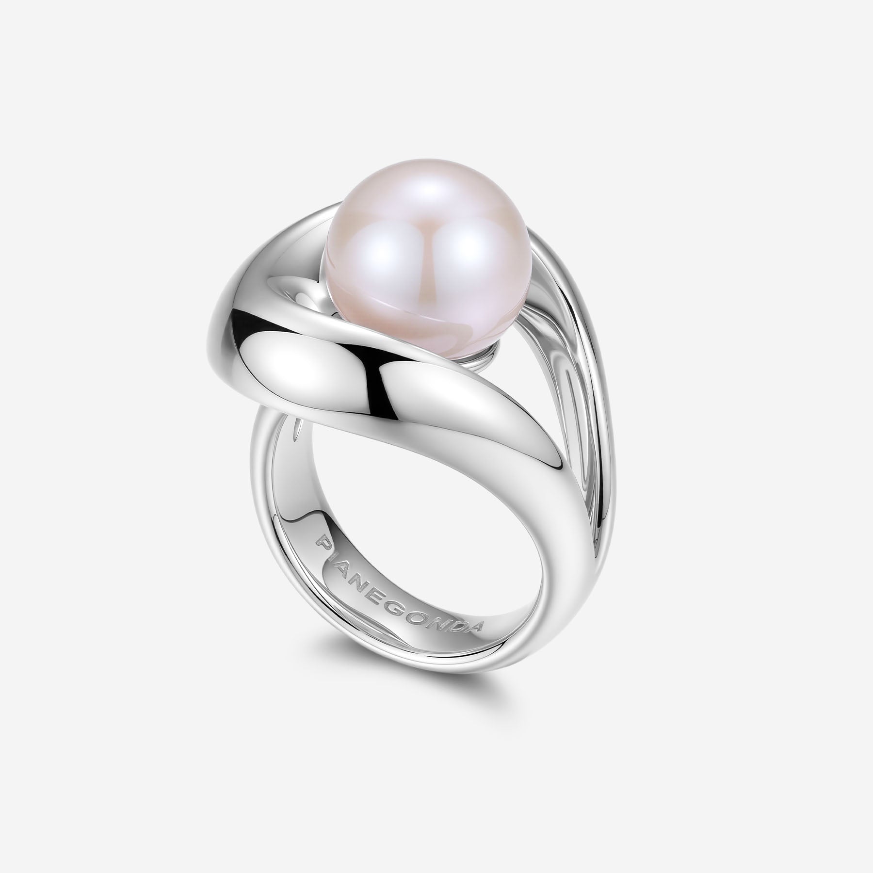 Pianegonda Anello con perla - TECUM - Argento 925‰