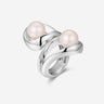 Pianegonda Anello contrariè con perle - TECUM - Argento 925‰
