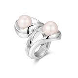Pianegonda Anello contrariè con perle - Vista 3
