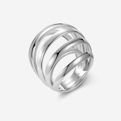 Pianegonda Anello multifascia - TECUM - Argento 925‰