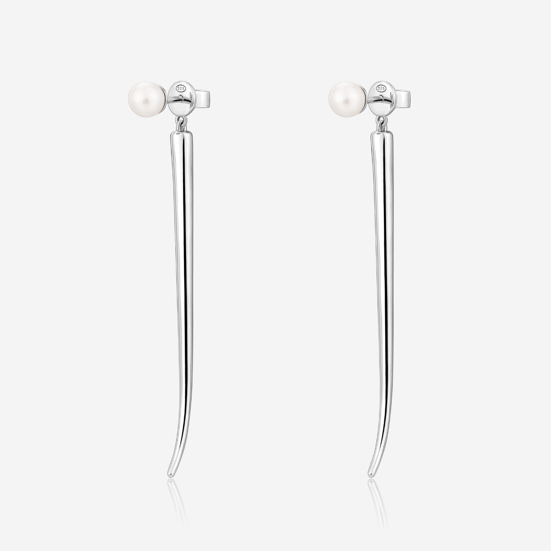 Pianegonda Orecchini pendenti con perle naturali - CUSPIS - Argento 925‰
