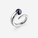 Pianegonda Anello con perla naturale - CUSPIS - Argento 925‰