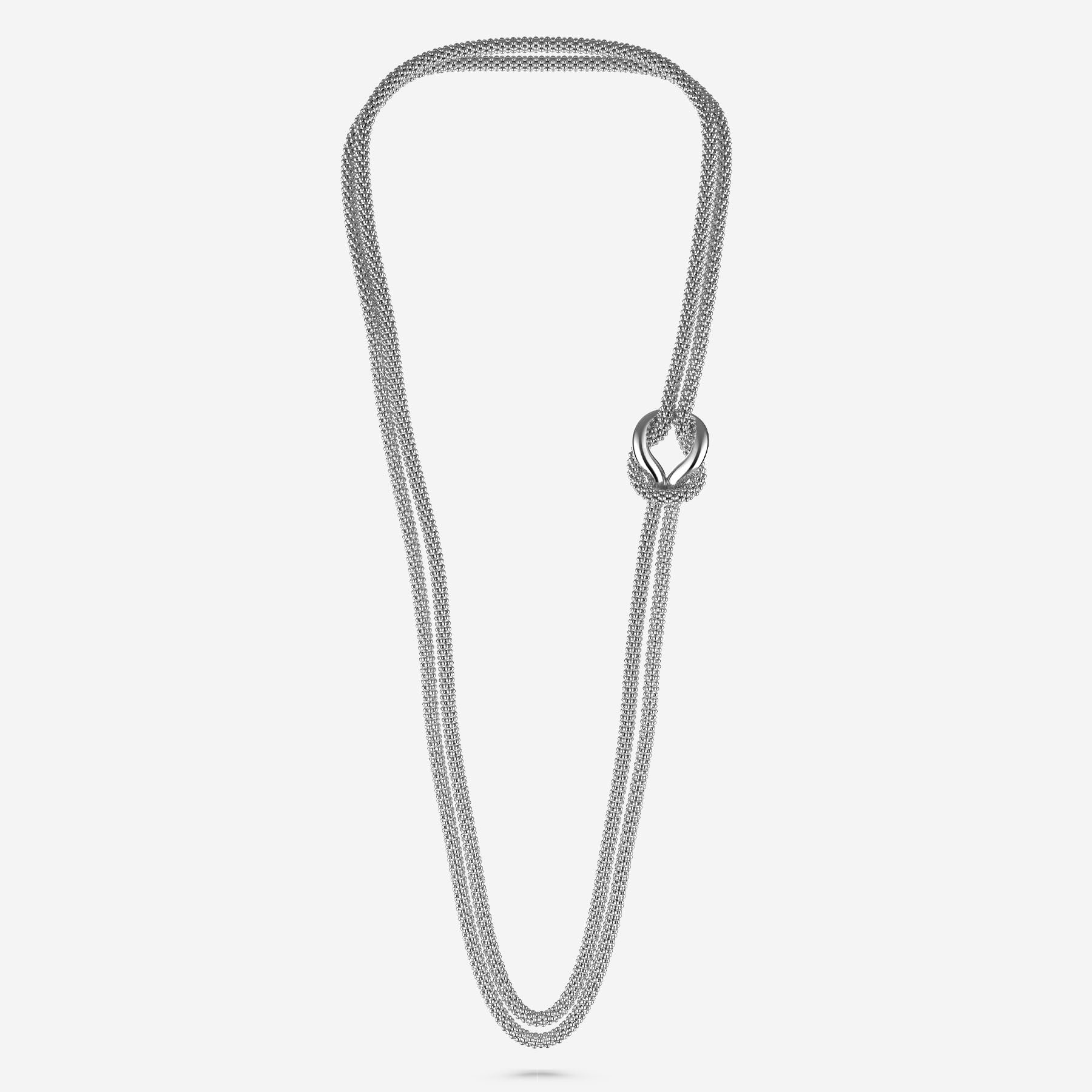Pianegonda Collana lunga doppio giro - FOEDUS - Argento 925‰