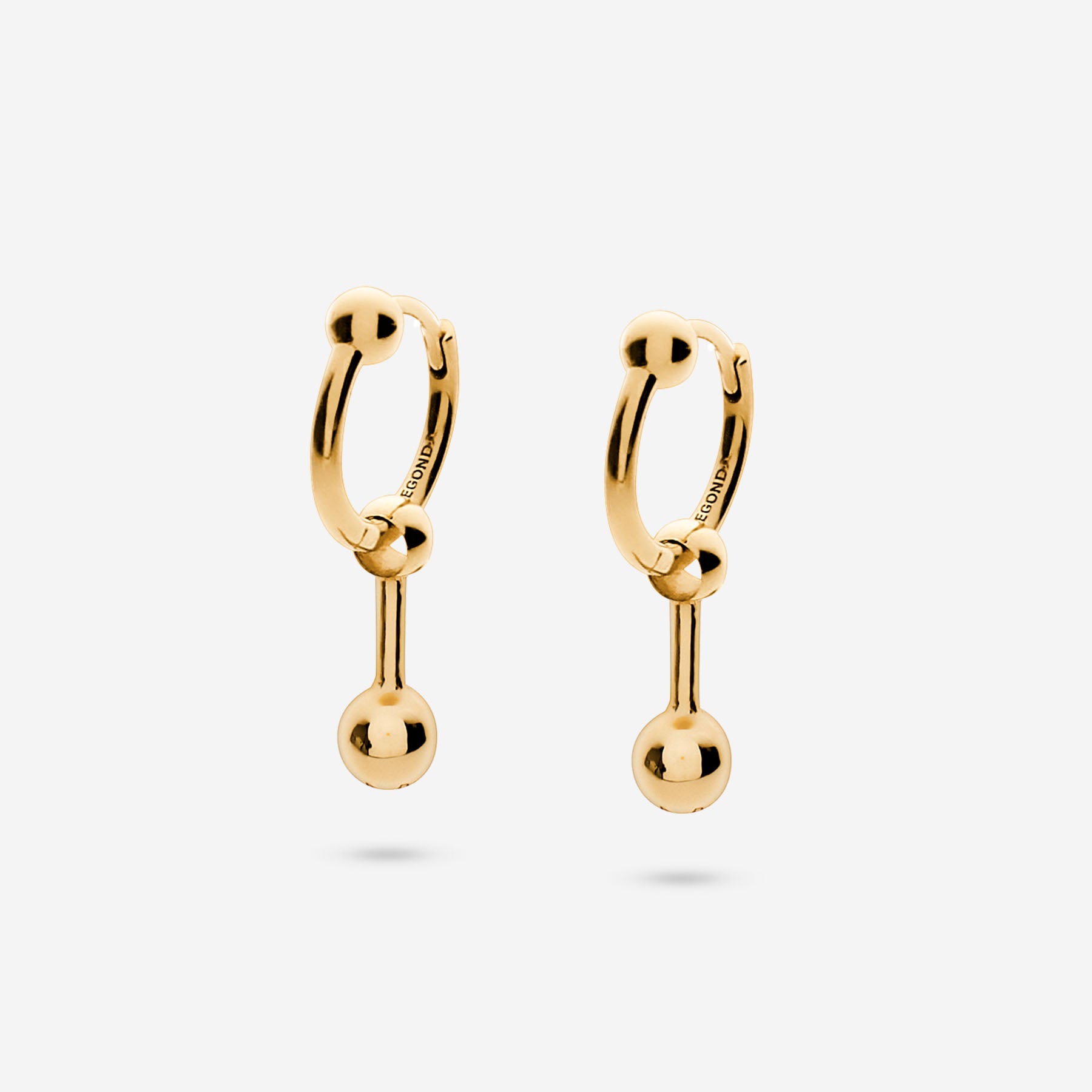 Pianegonda Orecchini a cerchio Vita - ASSOLUTO GOLD - Oro 18 kt