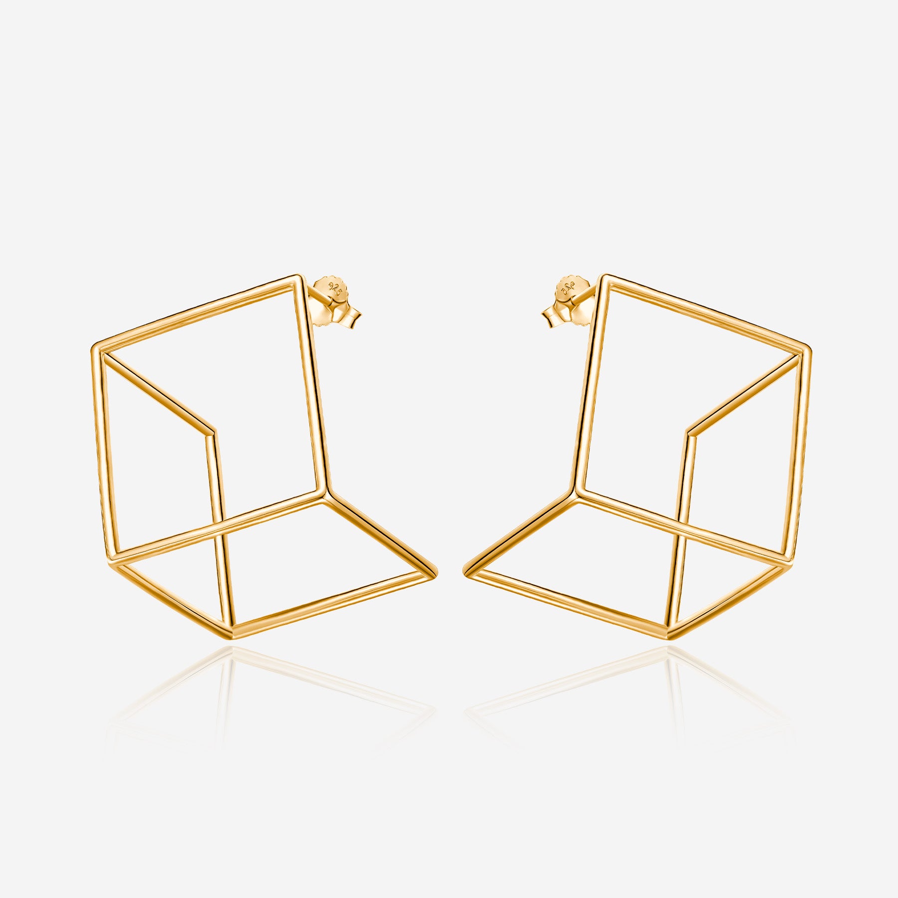 Pianegonda Orecchini a lobo piccoli - KOSMOS GOLD - Oro 18 kt