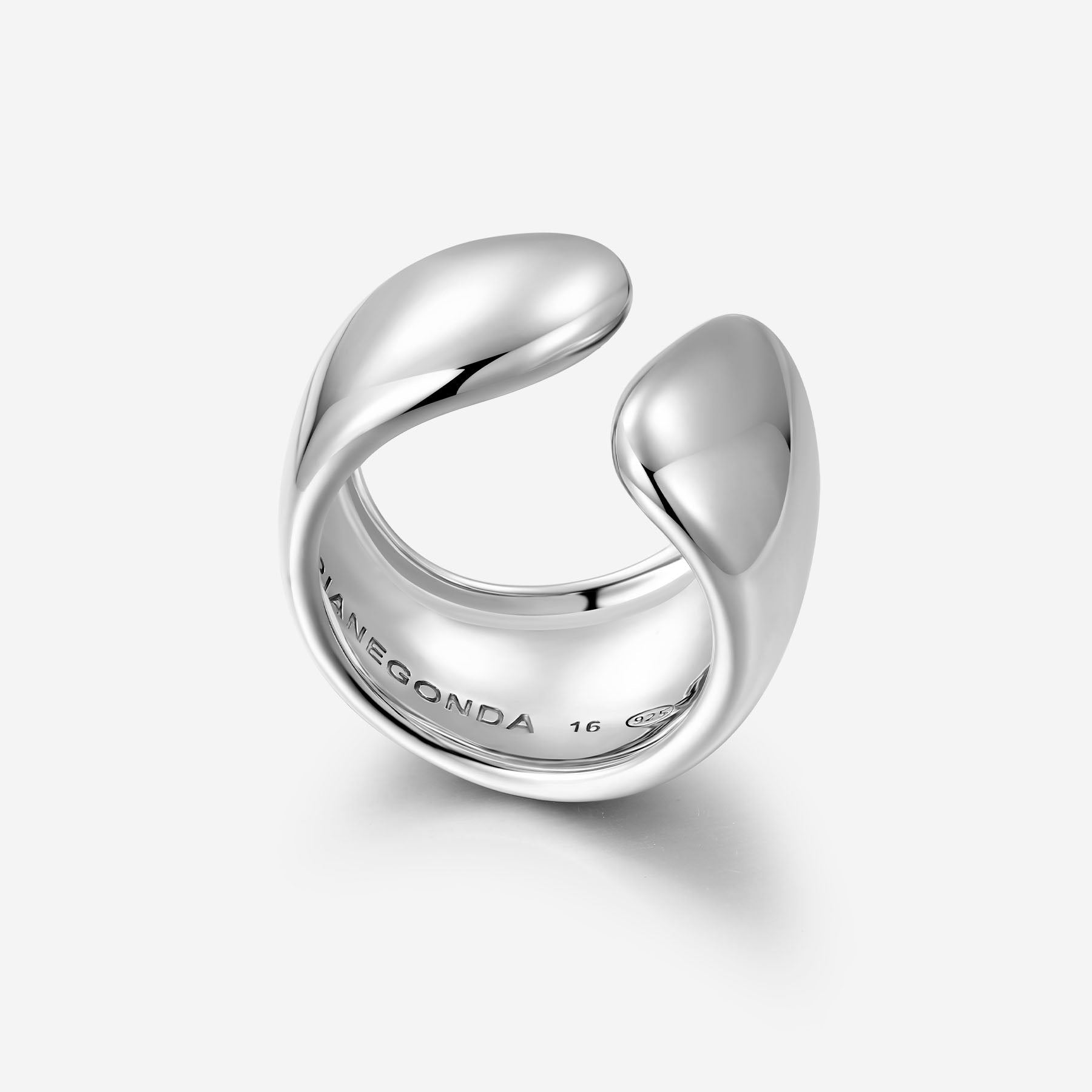 Pianegonda Anello a fascia - CLIPEA - Argento 925‰