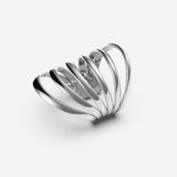 Pianegonda Anello a sei fasce - MVP WARDROBE X PIANEGONDA - Argento 925‰