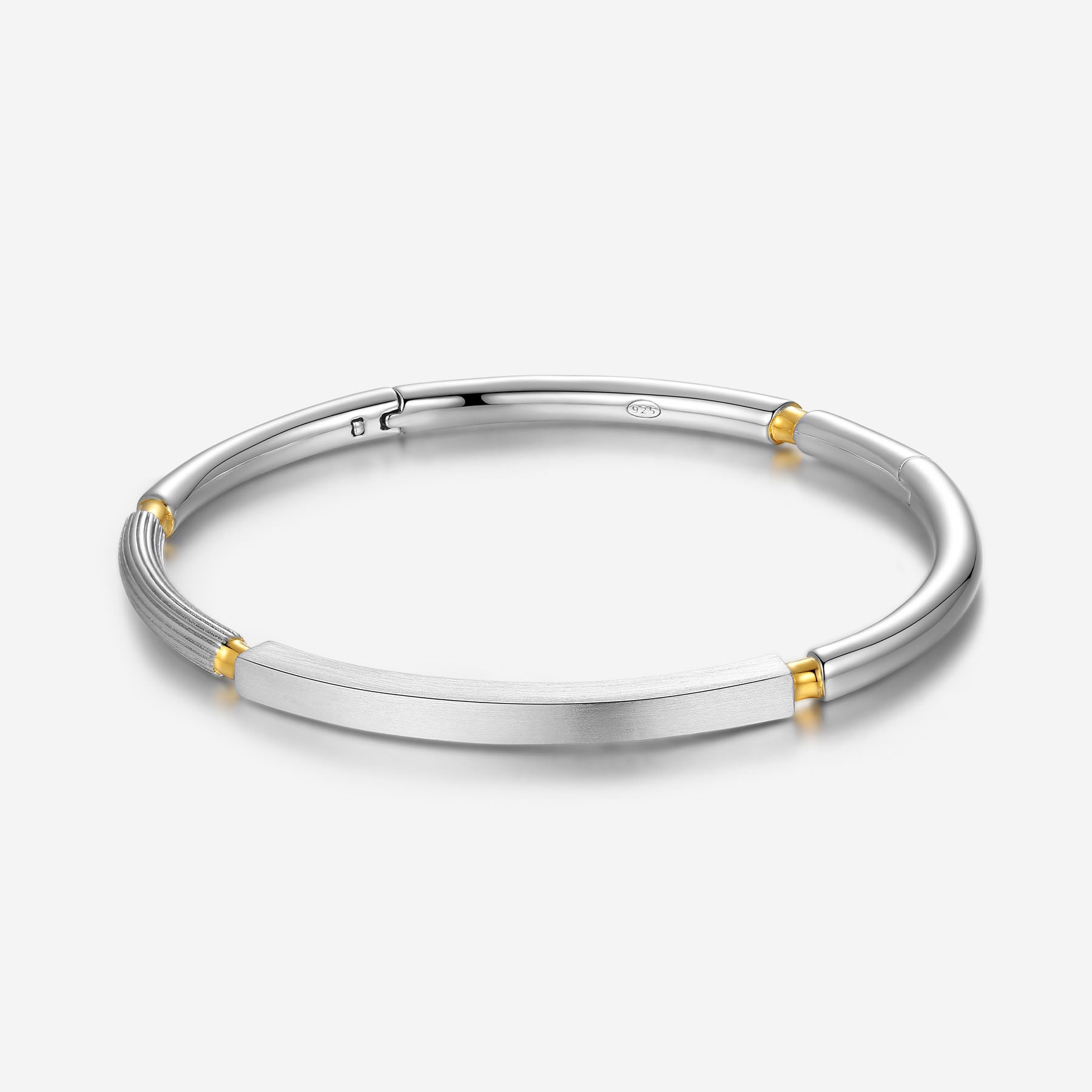 Pianegonda Bracciale rigido - IMPERFECTUM - Argento 925‰, Placcatura Oro