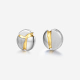 Pianegonda Orecchini a lobo - IMPERFECTUM - Argento 925‰, Placcatura Oro 18 kt