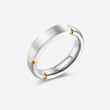 Pianegonda Anello a fascia - IMPERFECTUM - Argento 925‰, Placcatura Oro