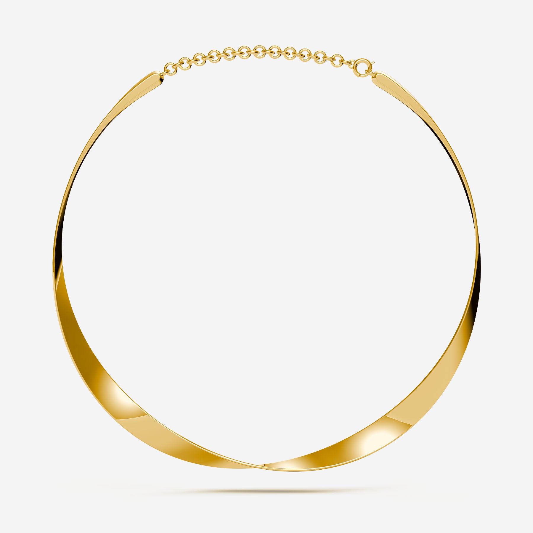 Pianegonda Choker rigido - SCRIPTA - ottone