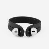 Pianegonda Bracciale in pelle - ASSOLUTO - Argento 925‰
