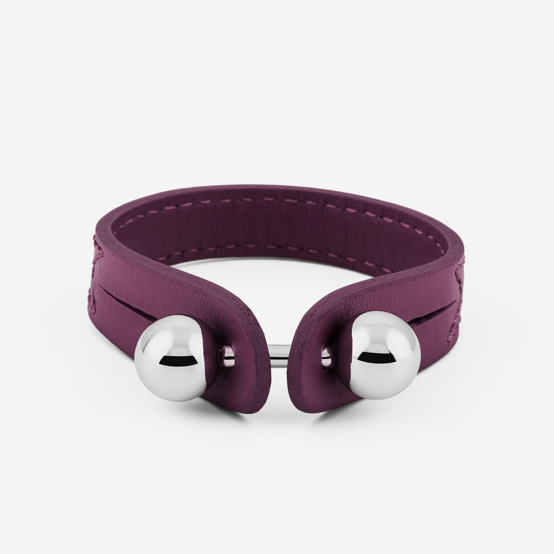 Pianegonda Bracciale in pelle - ASSOLUTO - Argento 925‰