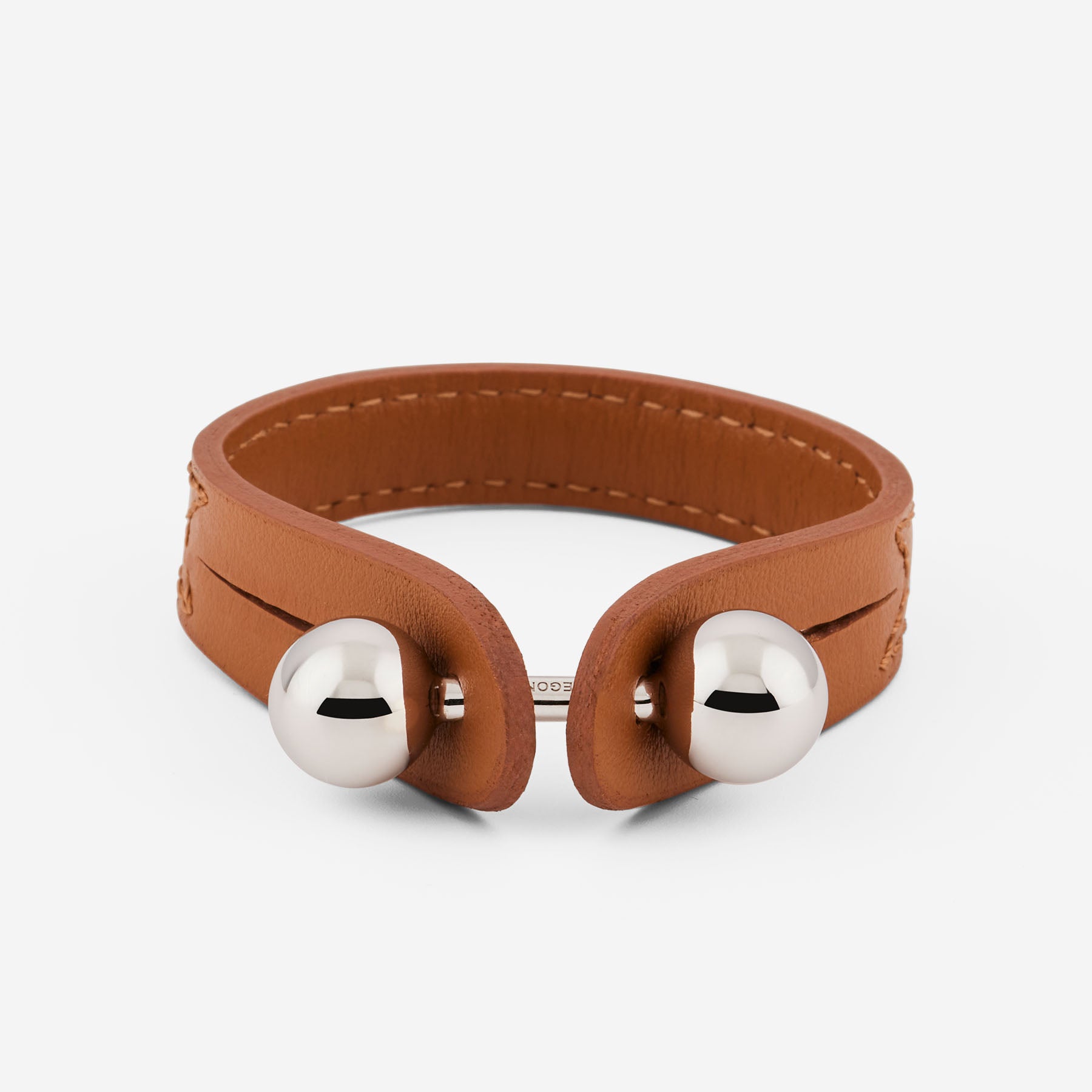 Pianegonda Bracciale in pelle - ASSOLUTO - Argento 925‰