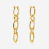 Pianegonda Orecchini lunghi a catena - ASSOLUTO - Argento 925‰, Placcatura Oro 18 kt