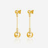 Pianegonda Orecchini lunghi - ASSOLUTO - Argento 925‰, Placcatura Oro