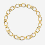 Pianegonda Collana con catena corta - ASSOLUTO - Argento 925‰, Placcatura Oro