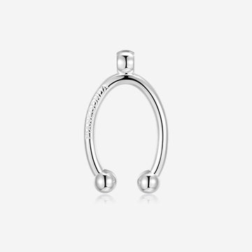 Pianegonda Pendente ferro di cavallo simbolo di Fortuna - ASSOLUTO - Argento 925‰