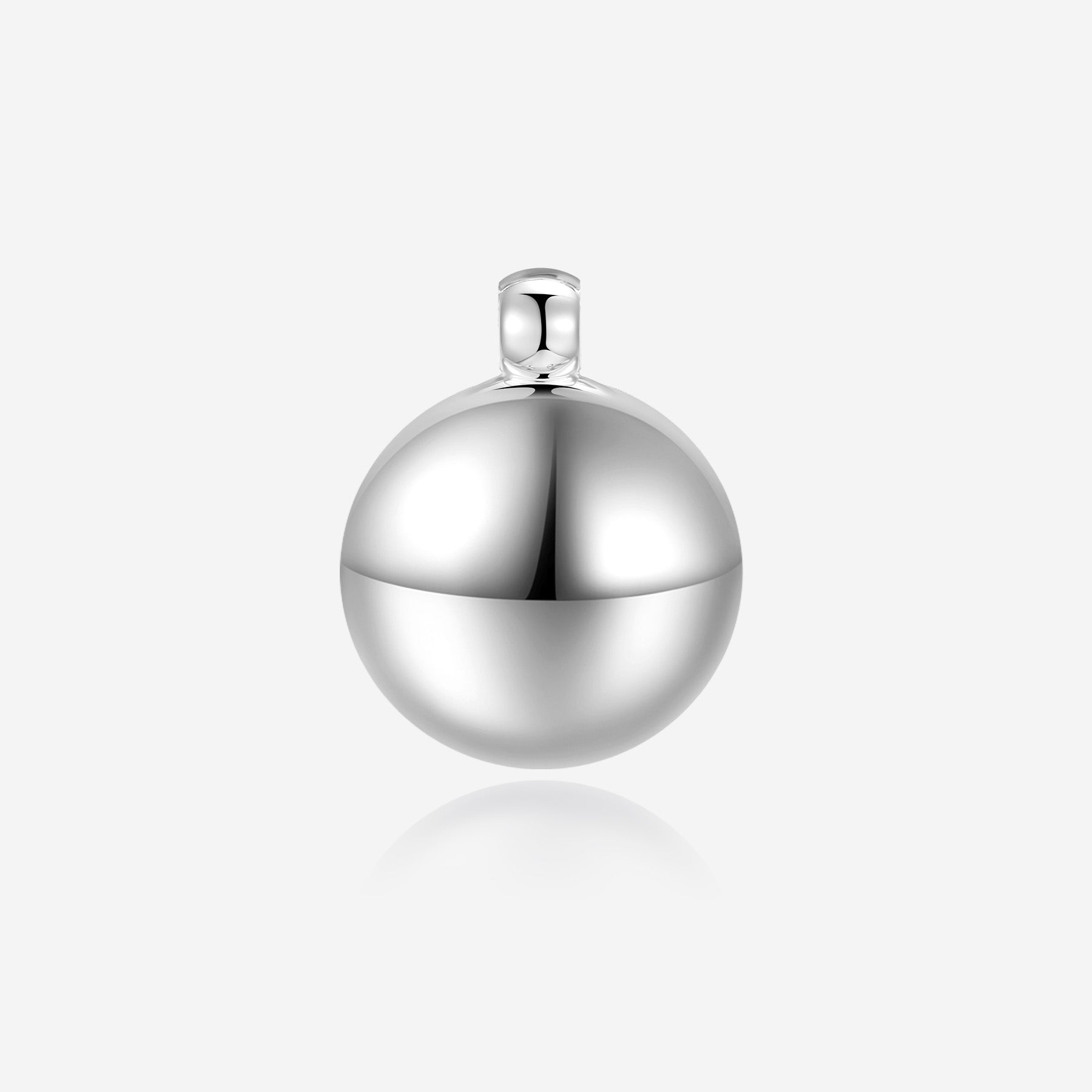 Pianegonda Pendente scrigno sferico apribile simbolo di Amore - ASSOLUTO - Argento 925‰