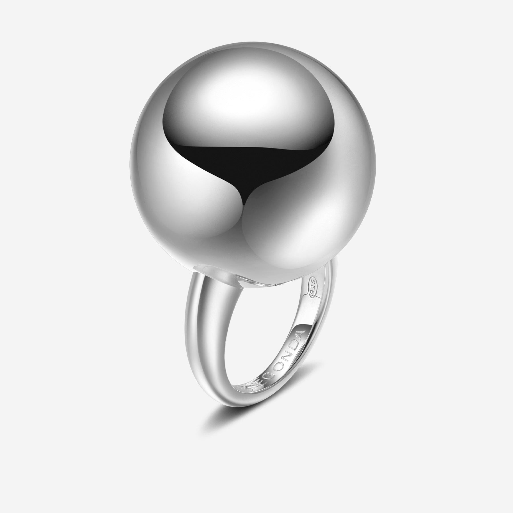 Pianegonda Anello sfera grande - ASSOLUTO - Argento 925‰