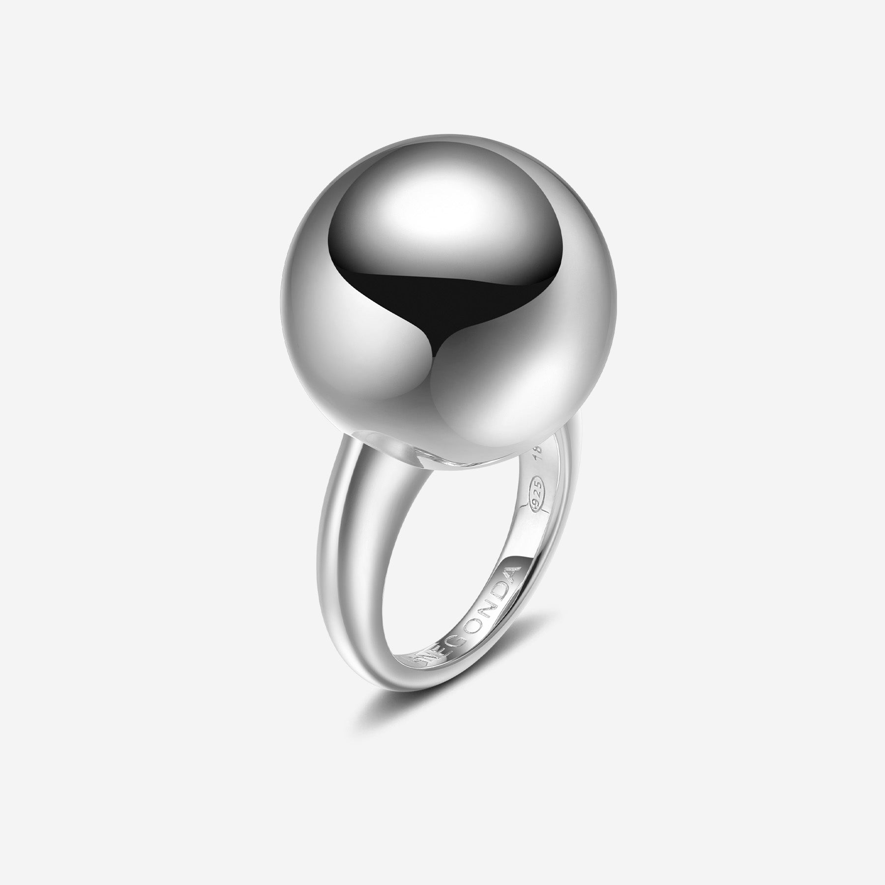 Pianegonda Anello sfera media - ASSOLUTO - Argento 925‰