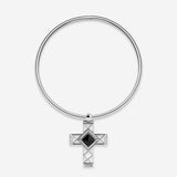 Pianegonda Collier rigido pendente croce - KOSMOS - Argento 925‰