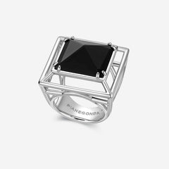 Pianegonda Anello a piramide - KOSMOS - Argento 925‰