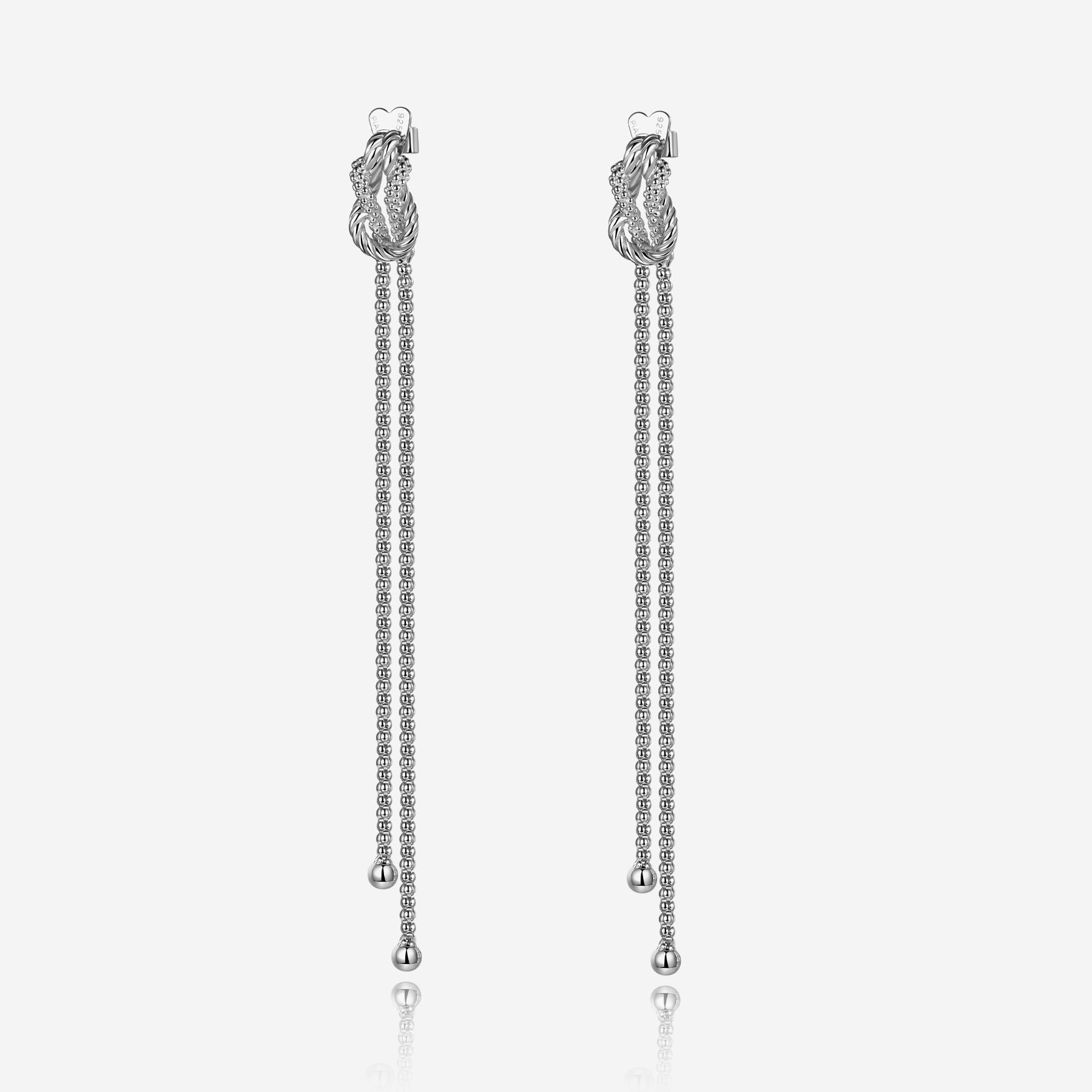 Long earrings Earring WOMEN'S 925‰ Sterling silver - PFOE02