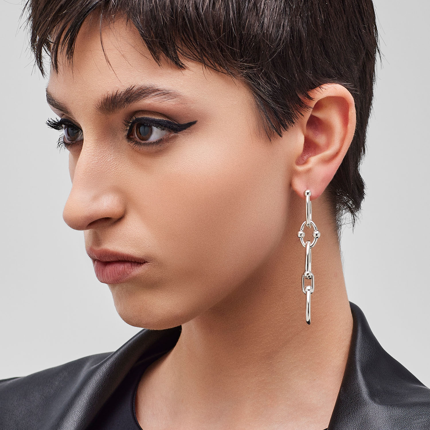 Long chain earrings Earring WOMEN'S 925‰ Sterling silver