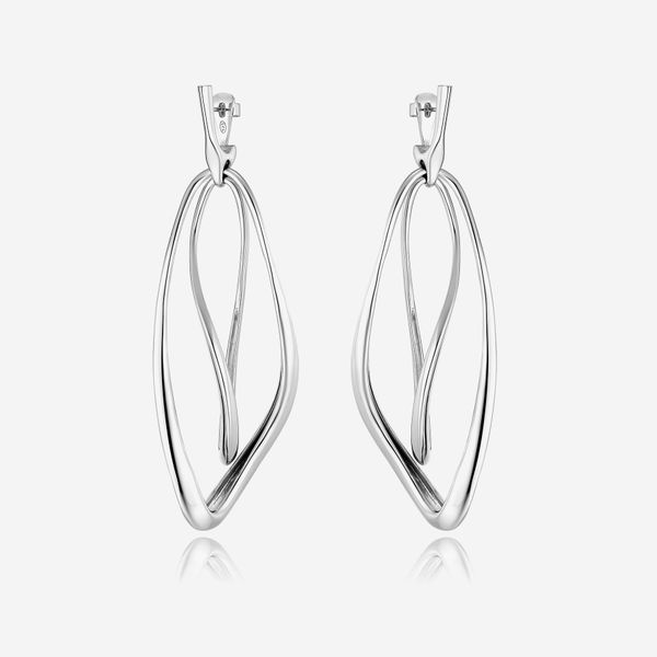 Double pendant earrings