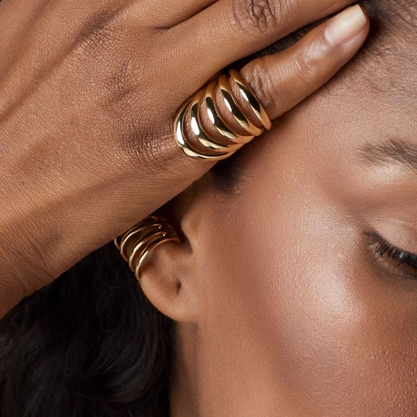 Four-band earcuff