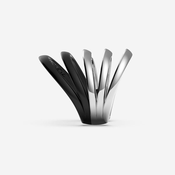 Bi-color five-band ring