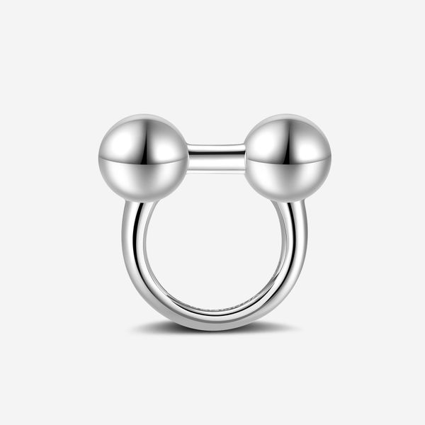 Ring two spheres