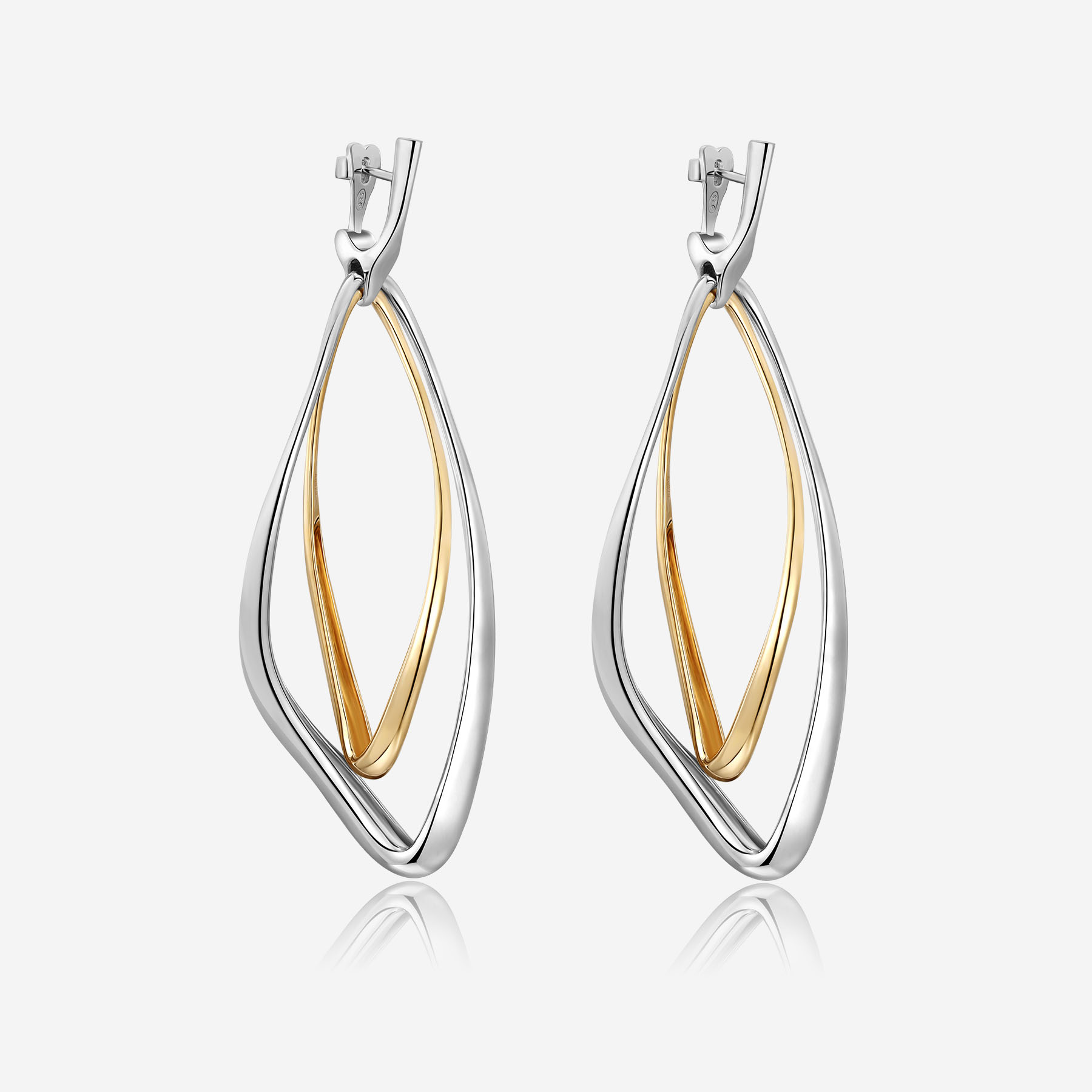Double dangle earrings Earring WOMEN'S 925‰ Sterling silver