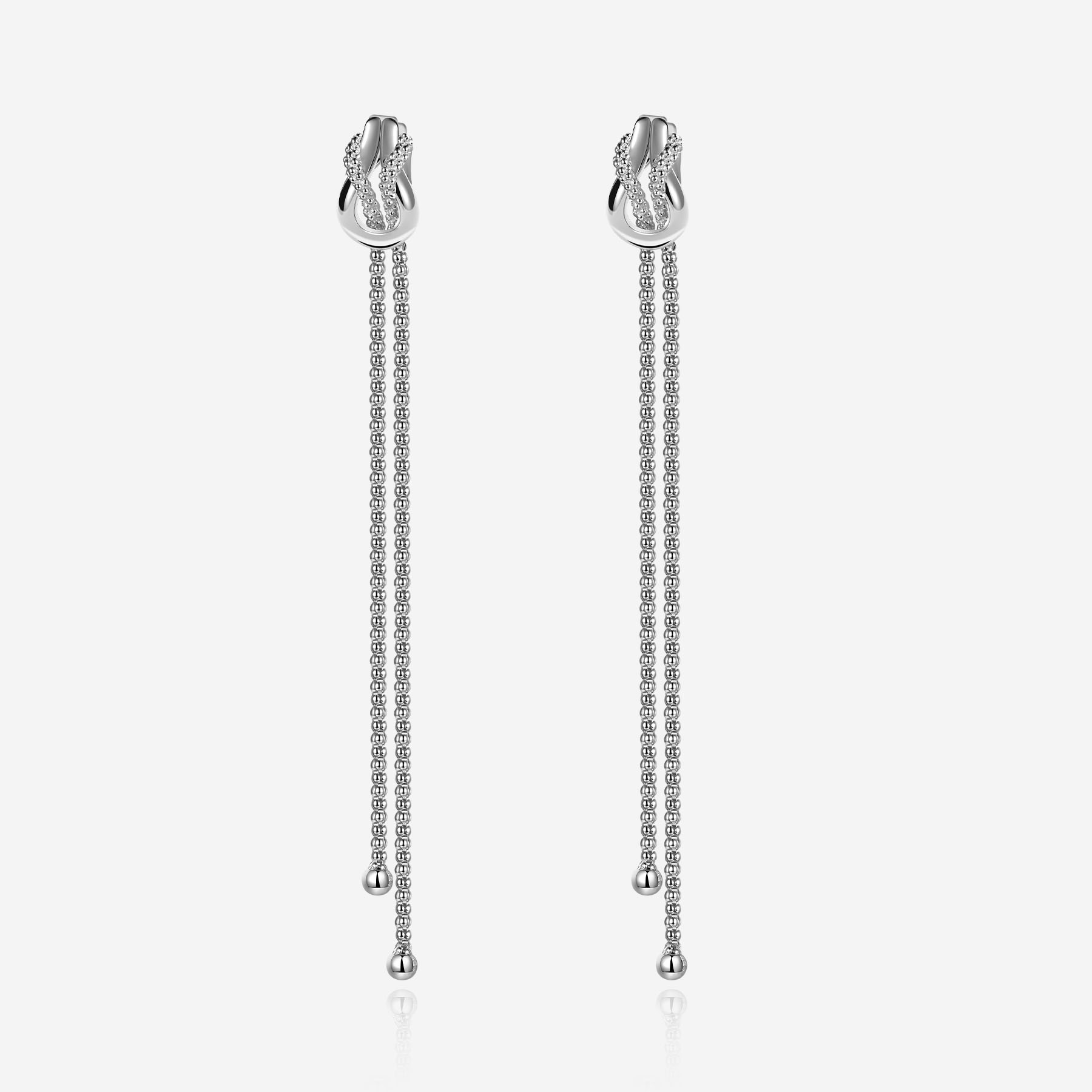 Long earrings Earring WOMEN'S 925‰ Sterling silver - PFOE02