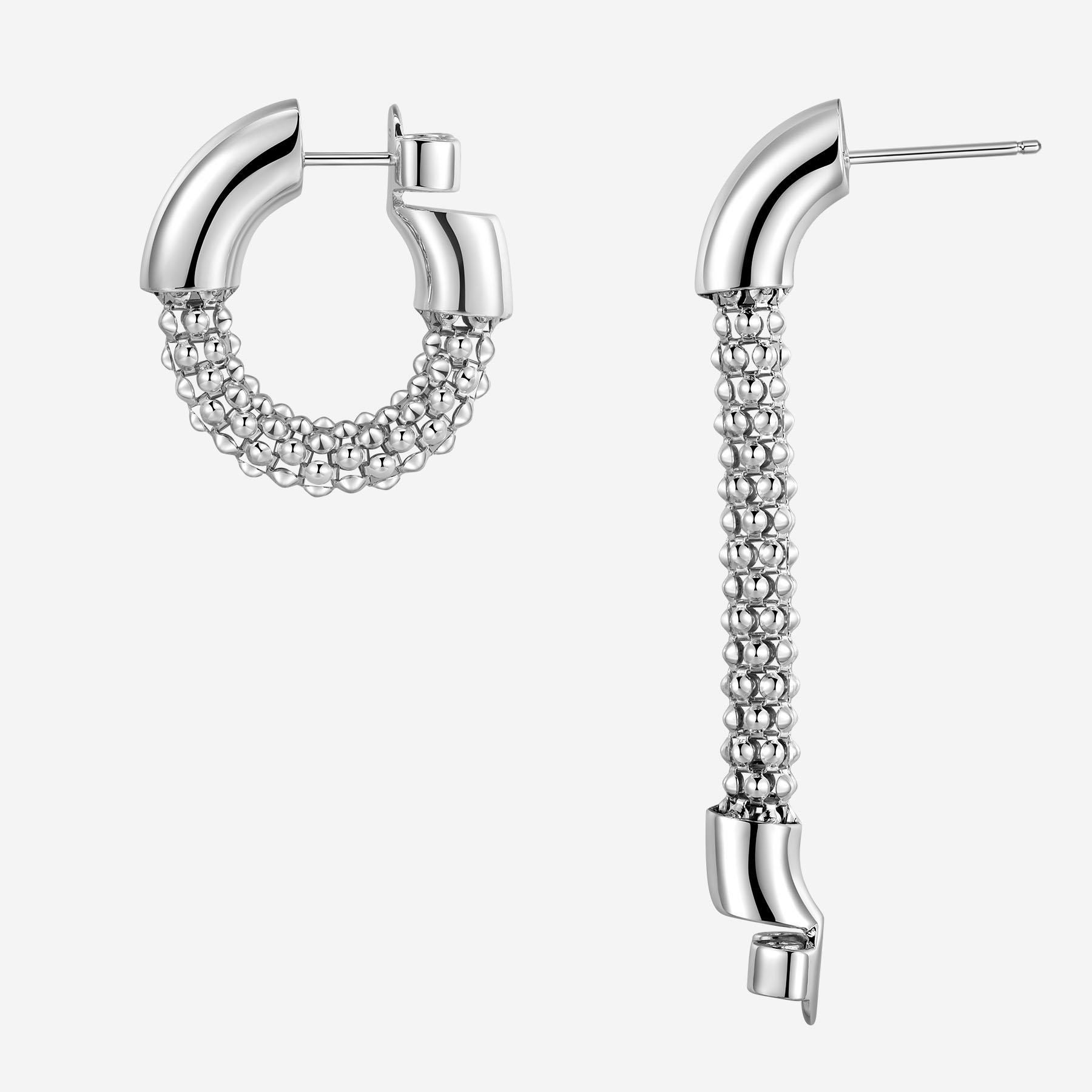 TATIANA☆silver925 Fly Ribbon Pearl Hoop Earring☆送料関税込 ○TATIANA○ Silver 925 Fly Ribbon Pearl Hoop Earrings EC3087