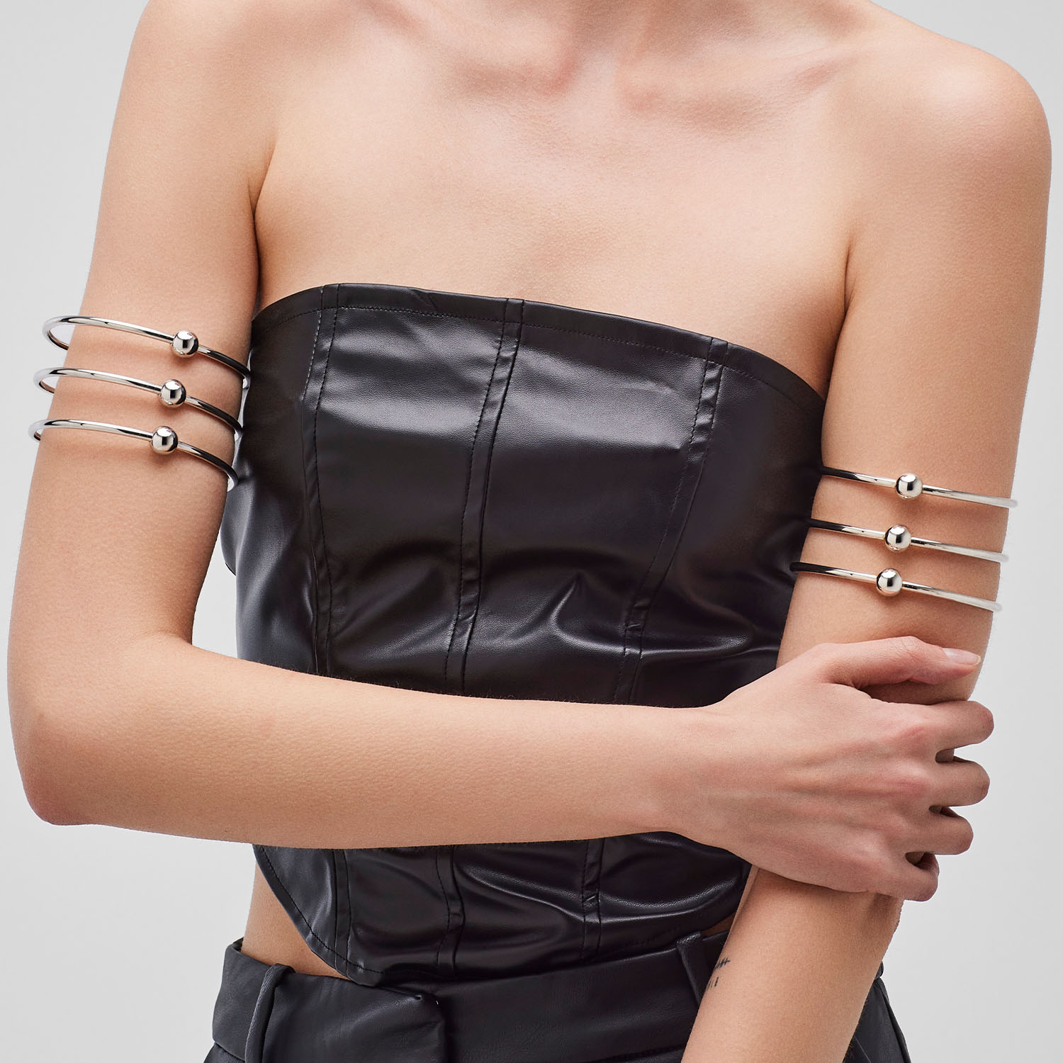 Arm cuff bracelet Bracelet WOMEN'S 925‰ Sterling silver