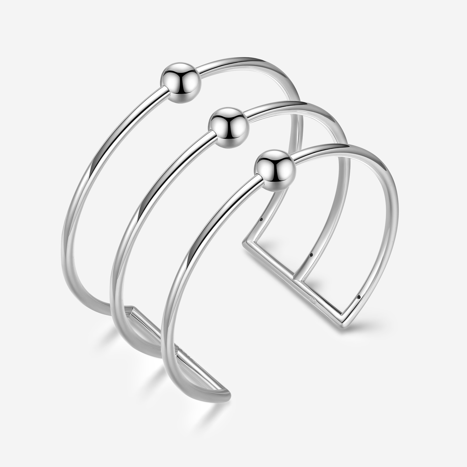 Arm cuff bracelet Bracelet WOMEN'S 925‰ Sterling silver