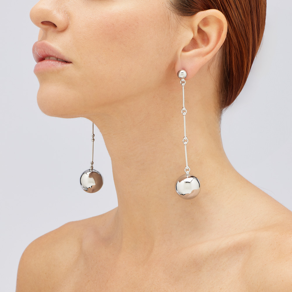 Long earrings Earring WOMEN'S 925‰ Sterling silver - PSOE04