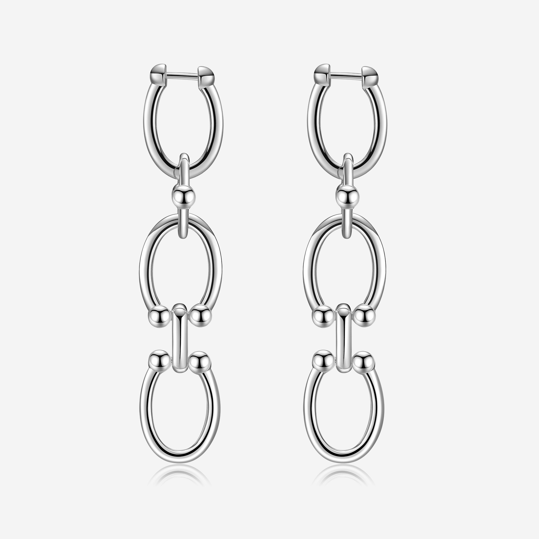 Long chain earrings Earring WOMEN'S 925‰ Sterling silver