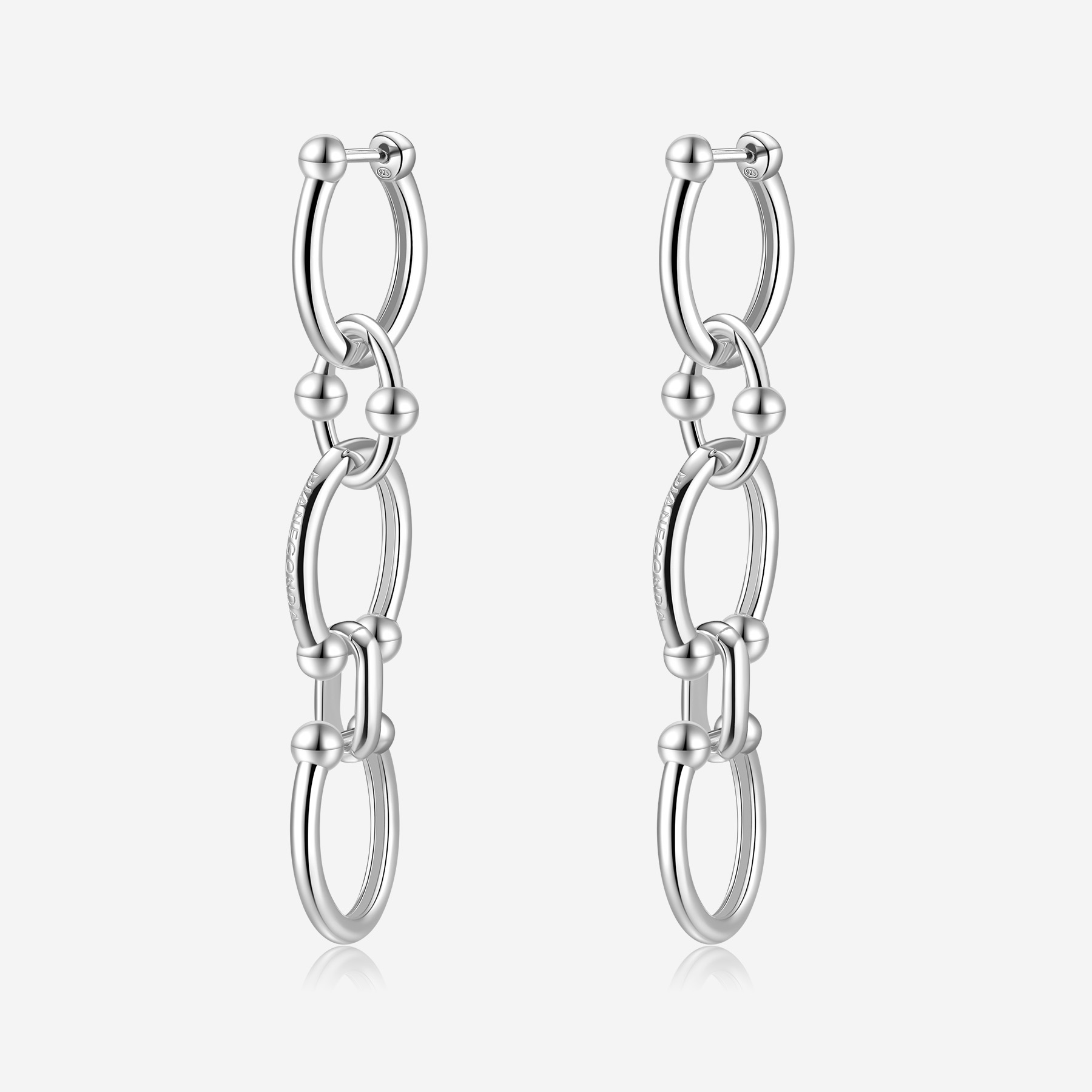 Long chain earrings Earring WOMEN'S 925‰ Sterling silver