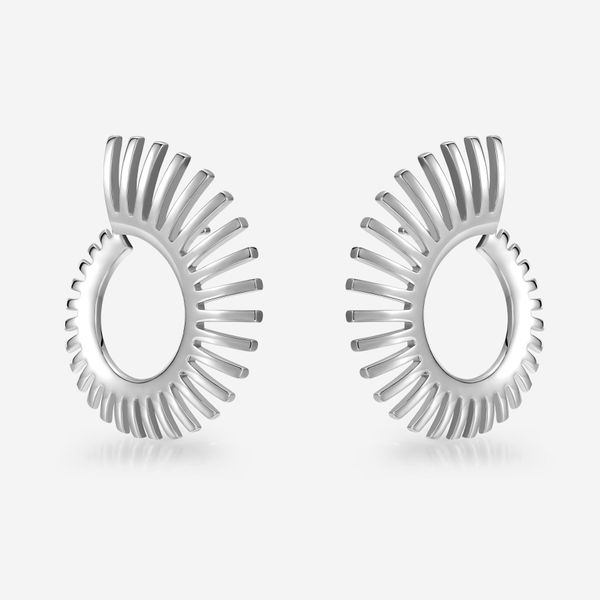 Semicircle earrings