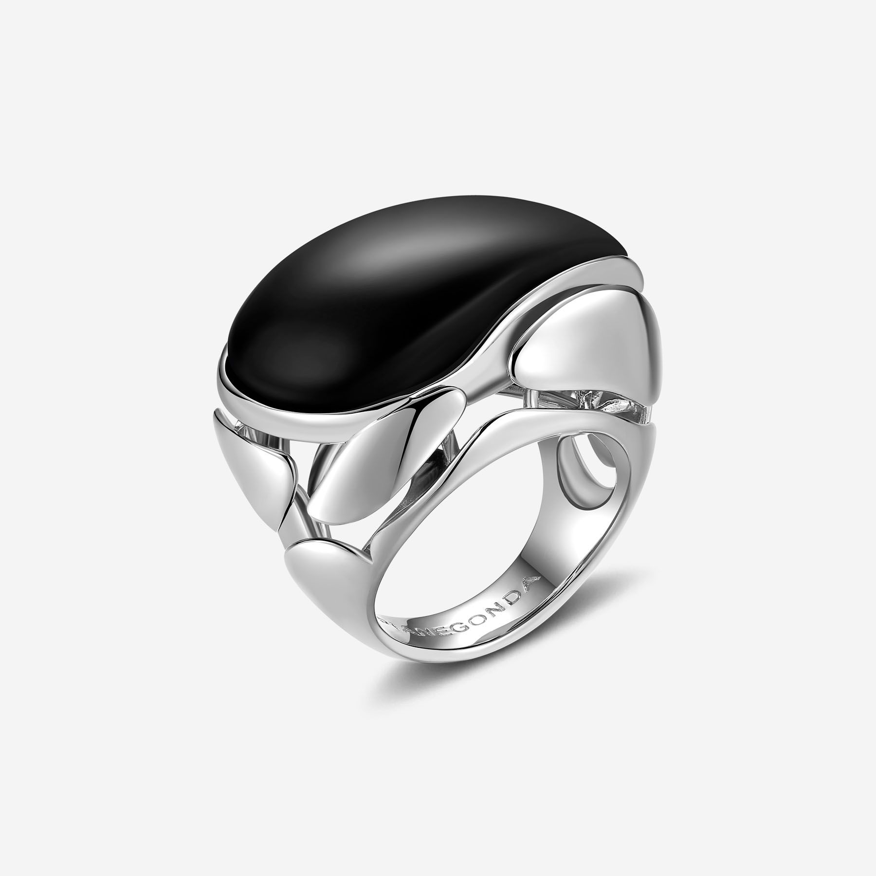 【BLACKPURPLE】23FW★ [silver925]Signity grain ring Silver925] 